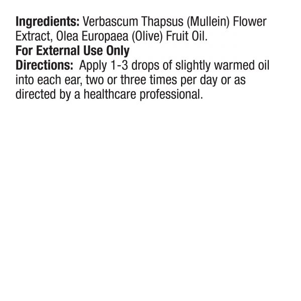 Mullein Flower Ear Oil 1oz