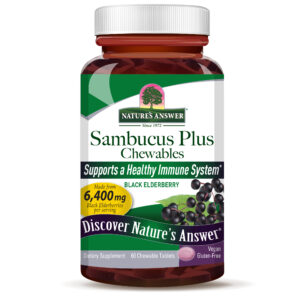 26934 Sambucus Plus Chewables Bottle Vector High Res